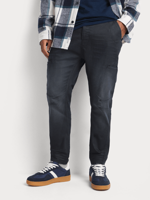 Relay Jeans Men's Tapered Side Pocket Indigo Jeano