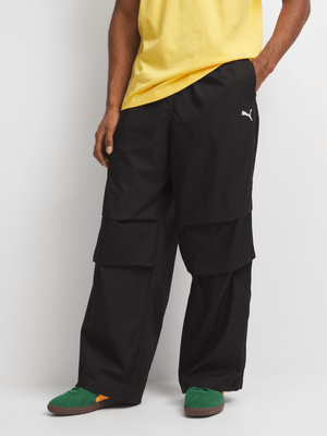 Puma Men's Black Oversized Pants