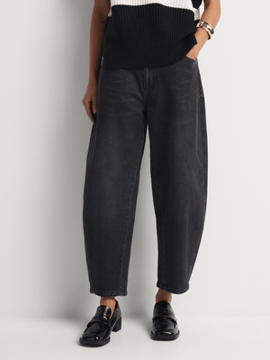 FF Denim Barrel Leg Jeans