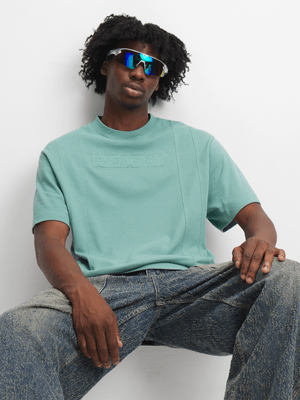 Redbat Men's Green Relaxed T-Shirt