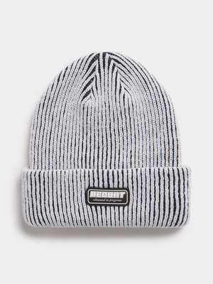 Redbat Unisex 2 Tone Grey/White Beanie