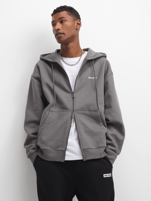 Archive Men's Grey Full-Zip Hoodie