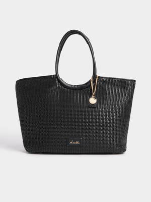Luella Weave Shopper Bag