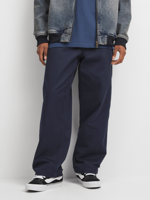 Vans Men's Authentic Navy Baggy Chino Pants