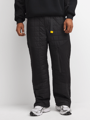 Anatomy Men's Black Quilted Padded Pants
