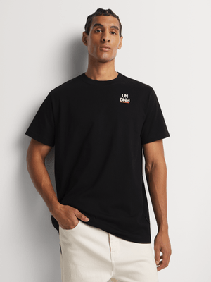 Men's Union-DNM Machine Graphic Black T-Shirt