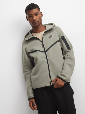 Nike Men's Tech Green Full-Zip Windrunner Hoodie