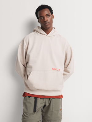 Markham Men's Dept73 Graphic Ecru Hoodie