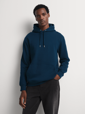 Markham Men's Basic Teal Crewneck Sweater