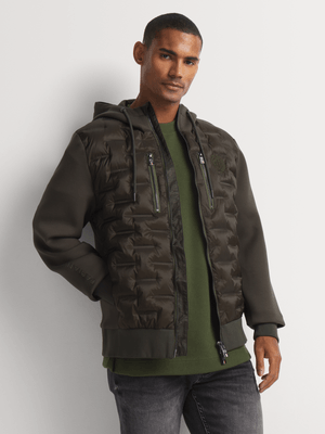 Fabiani Men's Fatigue Quilted Hoody