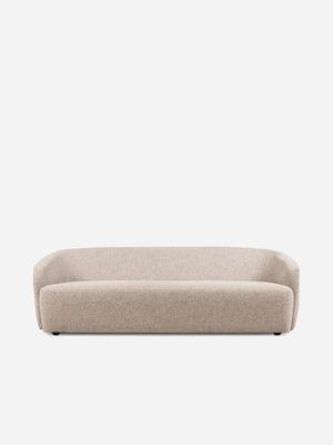 Pale 4 Seater Couch Speckle Taupe