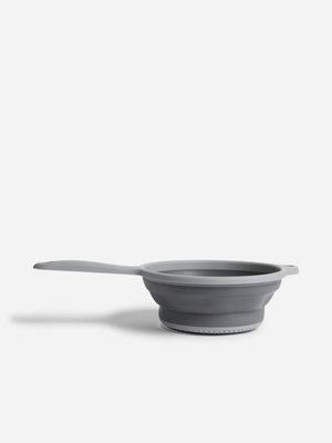 Jet Home Charcoal/Grey Collapsible  Colander