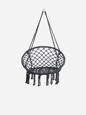 Excellent Houseware Grey Hanging Chair Round Dia 80Cm