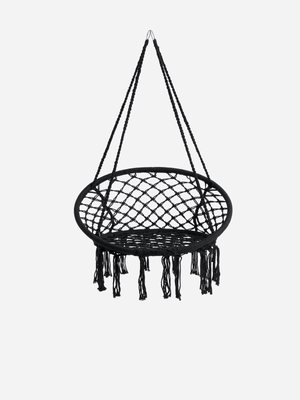 Excellent Houseware Black  Hanging Chair Round Dia 80Cm