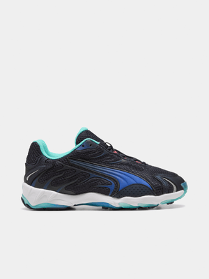 Puma Junior Inhale Core Black/Navy Blue Sneaker