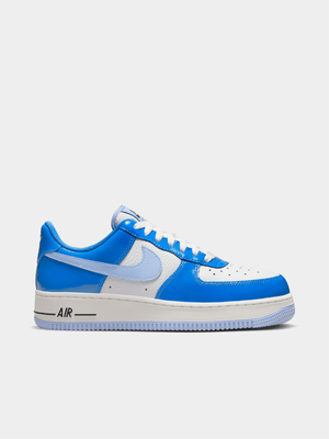 Nike Women's Air Force 1 '07 Cobalt Bliss White/Blue Sneaker