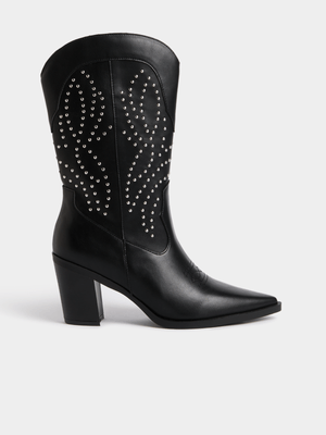 Stud Western Boots