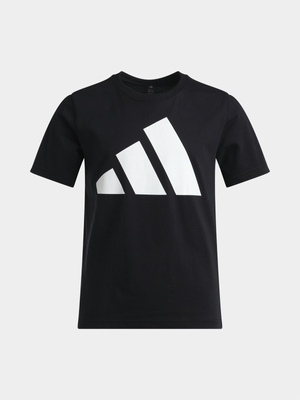 adidas Boys Brand Love Essentials 160 Black/White Tee