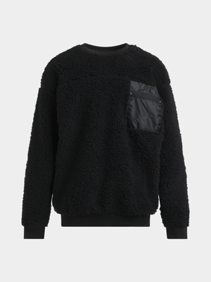 Jet Older Boys Black Active Top