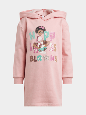 Exact Older Girl's Pink Graphic Print Sweat Dress