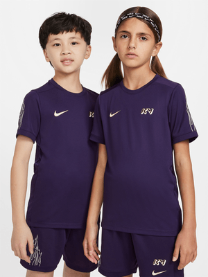 Nike Boys Dri-Fit Academy 25 "Kylian Mbappé" Purple Tee