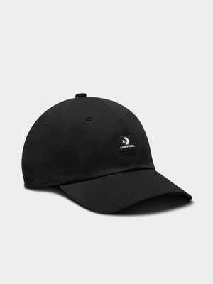 Converse Unisex Star Chevron Baseball Black Cap