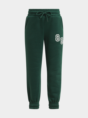 Jet Younger Boys Green Active Pants