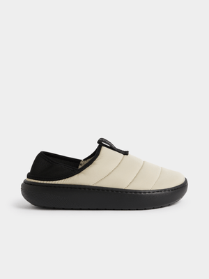 Crocs Men's Classic Puff Mos Grey Slides