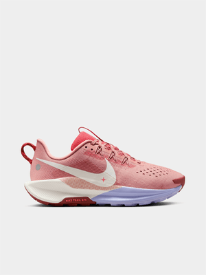 Nike Womens Pegasus Trail 5 Red/Stone Trail Running Shoes
