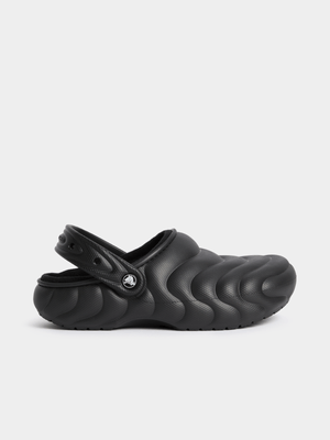 Crocs Men's Classic Lined Overpuff Black Clog