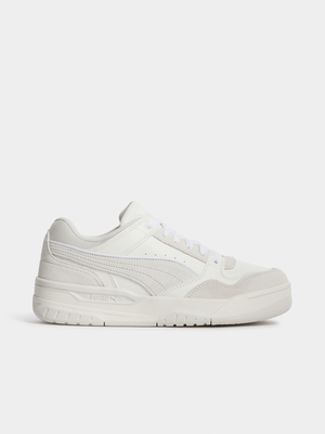 Puma Mens Rebound Retro White/Grey Sneakers