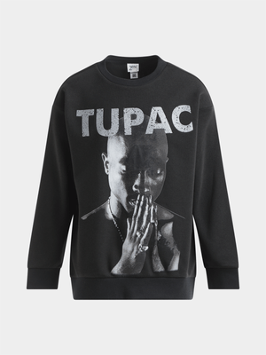 Jet Teen Boys Black Tupac Active Top