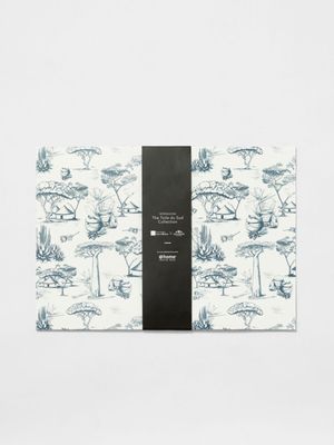 Kim Williams x Molebatsi Toile Du Sud Disposable Placemat 10 Pack Blue