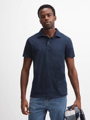 Jet Men's Navy Golf Shirt