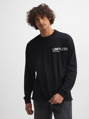Jet Men's Black T-Shirt