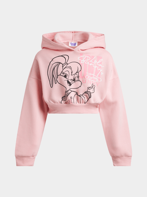 Jet Teen Girls Pink Lola Bunny Active Top