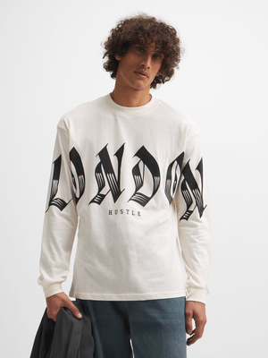 Jet Men's Ecru T-Shirt