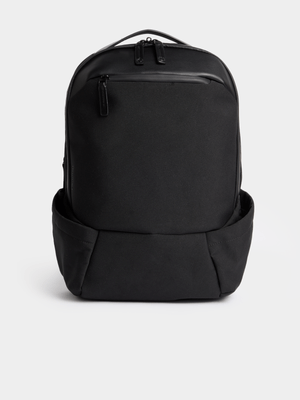 Fabiani Men's Black Travel Backpack