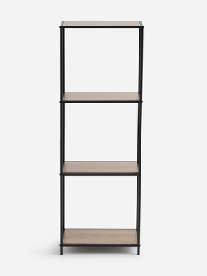 H & S Collection Natural Wall Rack With MDF Top