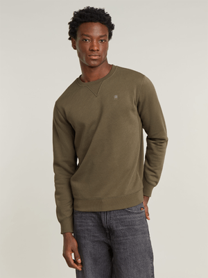 G-Star Men's Premium Core Brown Sweater