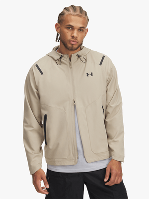 Under Armour Mens Unstoppable Left Chest Khaki Jacket