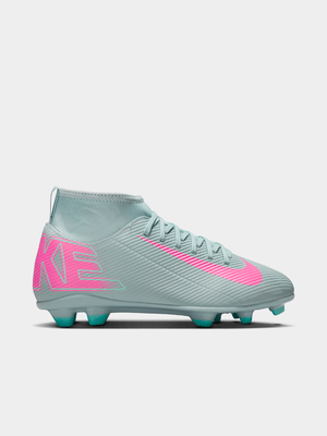 Nike Junior Mercurial Superfly 10 Club FG/MG Blue/Pink Boots
