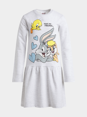 Jet Older Girls Ice Melange Lola & Bugs Bunny Active Dress