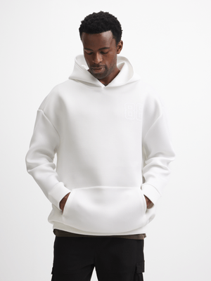 Jet Men's White Scuba Oversized Active Top