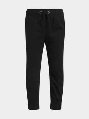 Jet Younger Boys Black Woven Pants