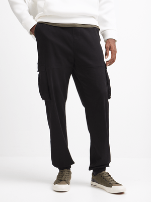 Jet Men's Black Cargo Pants