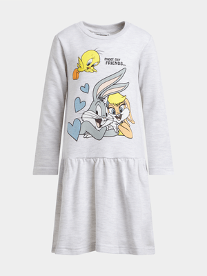 Jet Younger Girls Ice Melange Lola & Bugs Bunny Active Dress