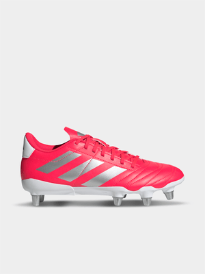 adidas Mens Kakari 8 Stud Red/White Rugby Boots