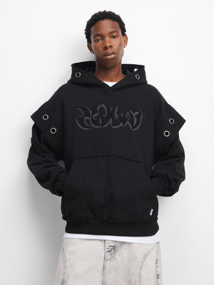 Redbat Men's Black Hoodie