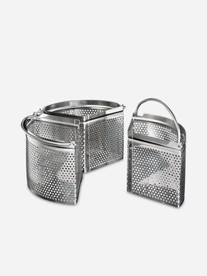 Soffritto A Series Stainless Steel Divided Steaming Basket